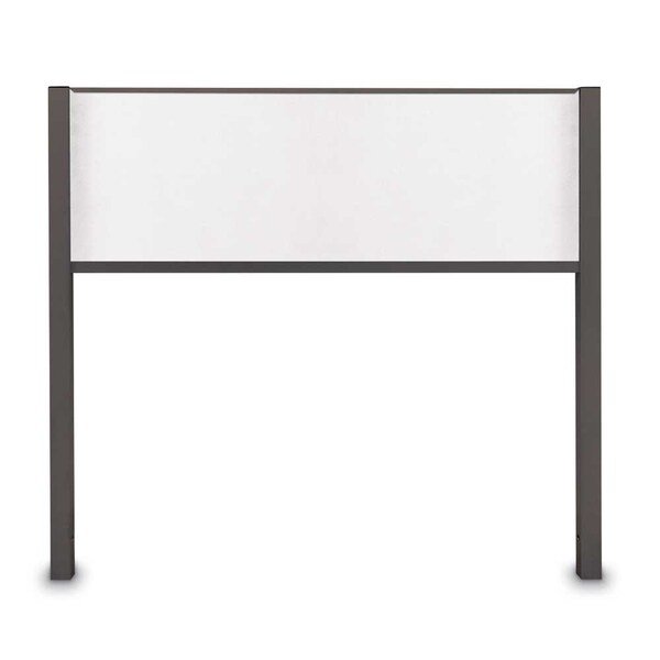 Corkboard, Single Door, Radius Frame, 24x36", Bronze/Summer Tan Forbo